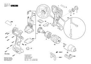 New Genuine Bosch 2609138460 Manufacturer's nameplate