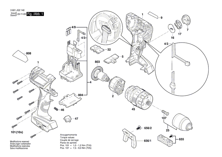 New Genuine Bosch 2609138461 Manufacturer's nameplate