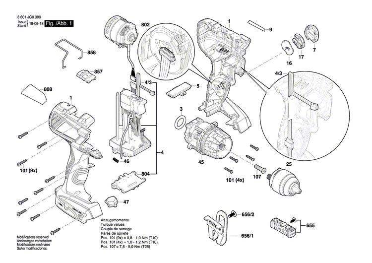 New Genuine Bosch 2609138463 Manufacturer's nameplate