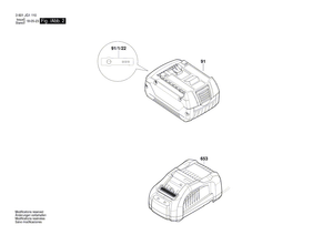 New Genuine Bosch 2609138533 Manufacturer's nameplate
