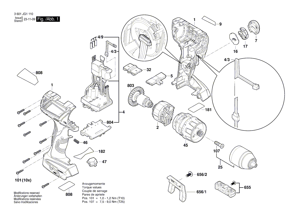 New Genuine Bosch 2609138533 Manufacturer's nameplate