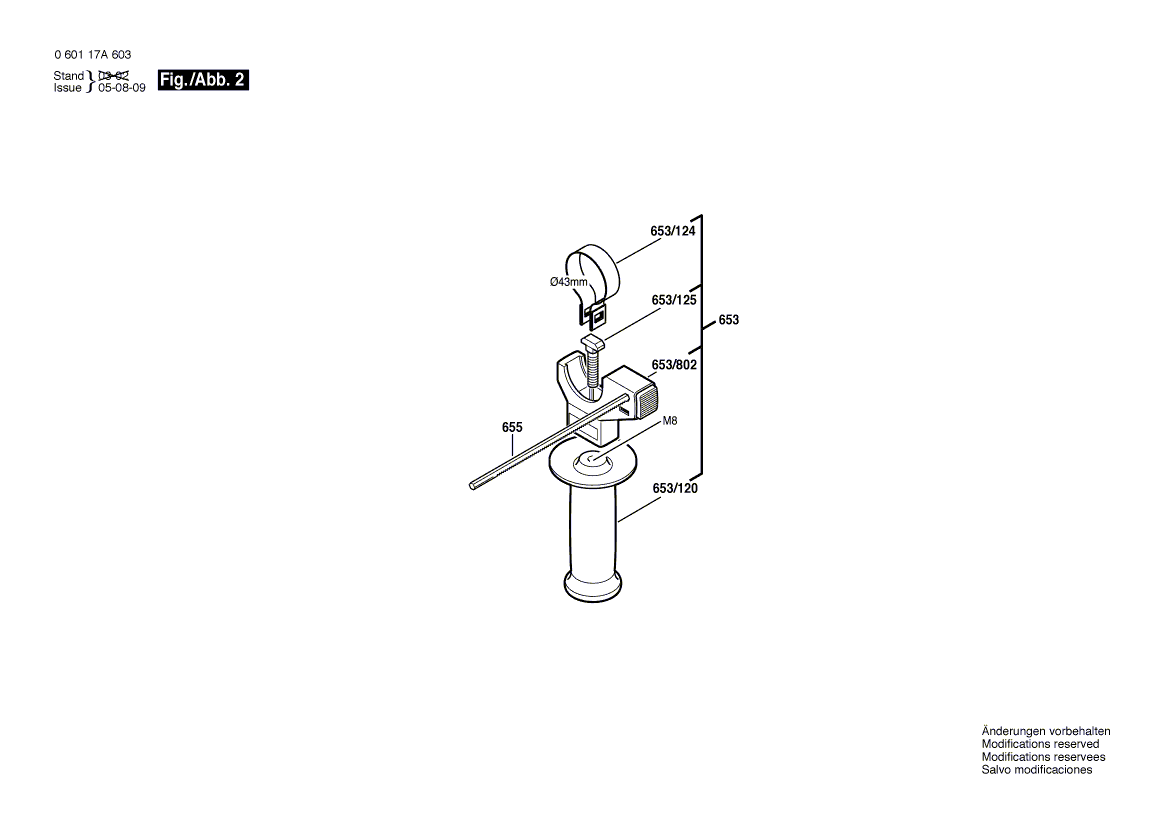 New Genuine Bosch 2609160125 Carbon-Brush Set