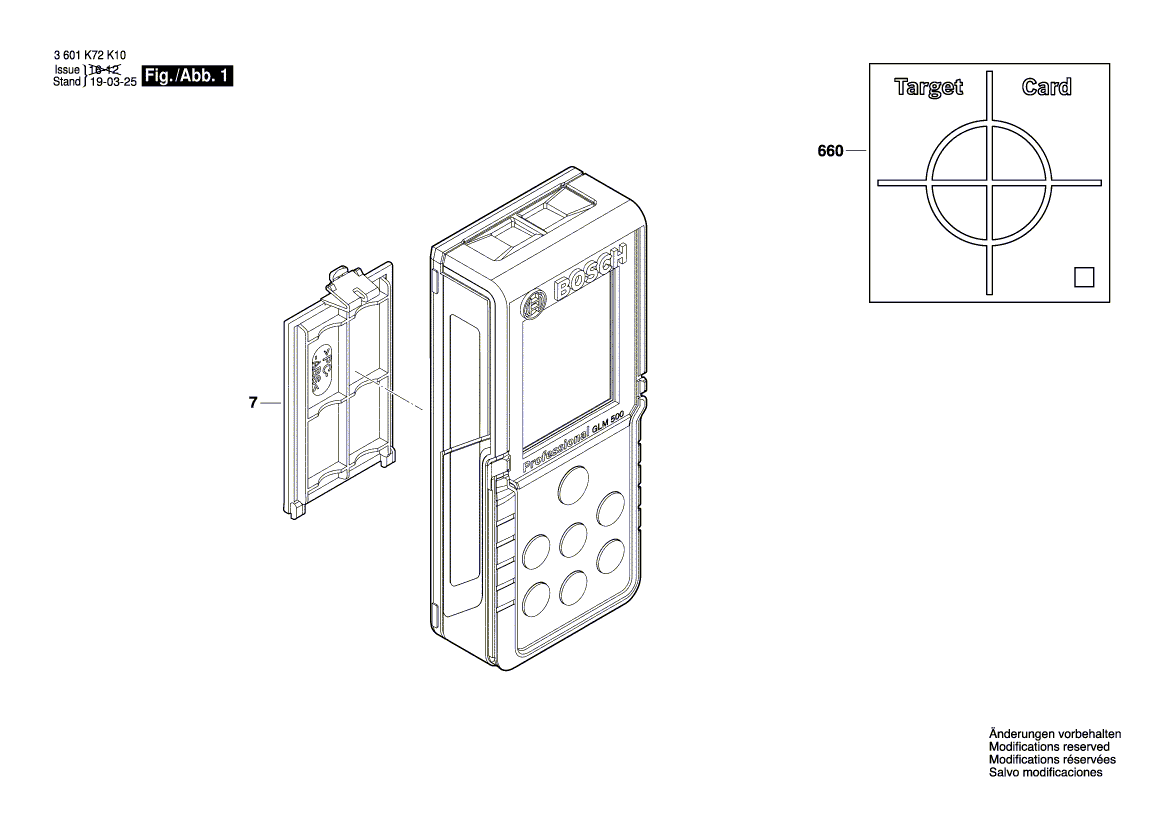 New Genuine Bosch 2609160205 Plate