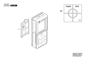 New Genuine Bosch 2609160205 Plate