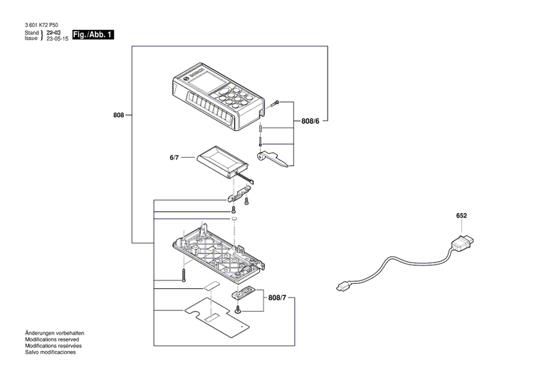 New Genuine Bosch 2609169032 Cover
