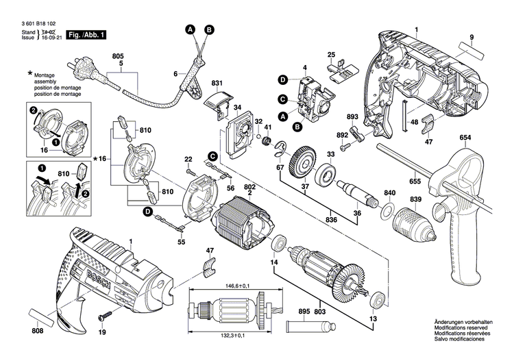 New Genuine Bosch 2609170056 Felt Strip