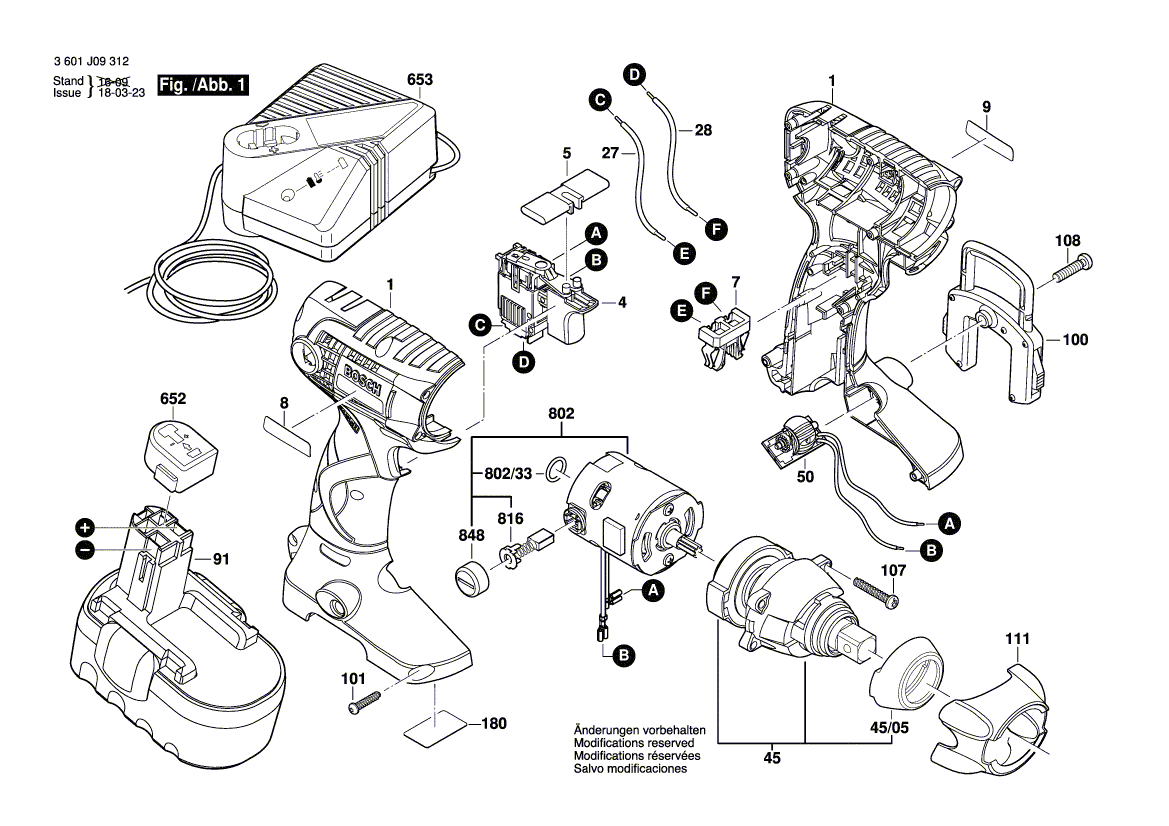 New Genuine Bosch 2609199027 Holder