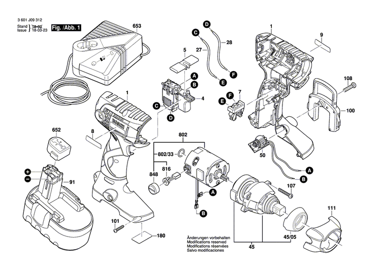New Genuine Bosch 2609199027 Holder