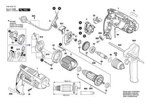 New Genuine Bosch 2609199115 Bearing Bracket