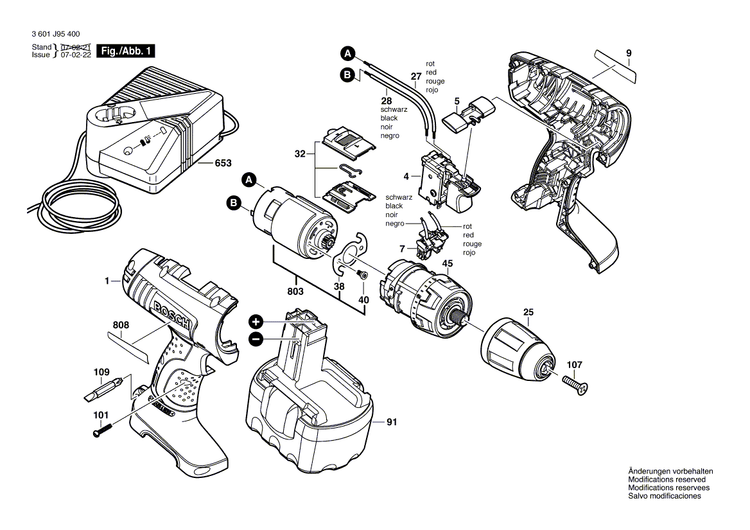 New Genuine Bosch 2609199119 Slide Switch