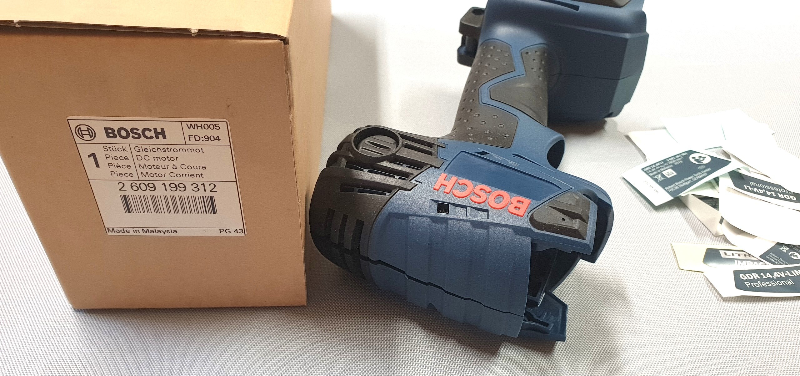 New Genuine Bosch 2609199312 DC motor