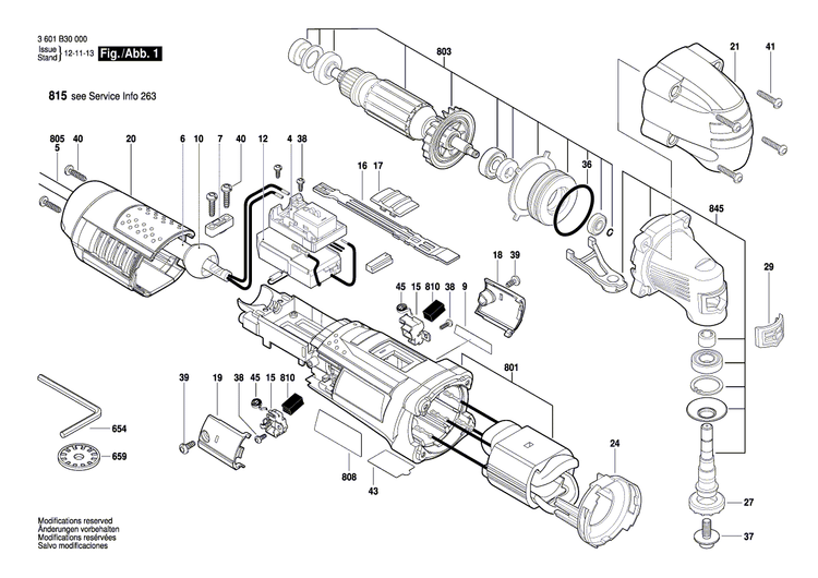 New Genuine Bosch 2609199334 Armature set