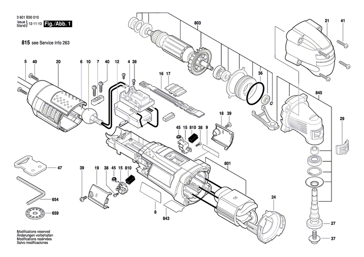 New Genuine Bosch 2609199345 Armature set