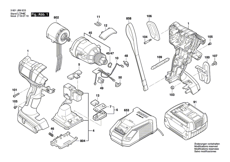 New Genuine Bosch 2609199371 Gear Box