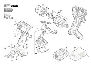 New Genuine Bosch 2609199420 DC motor