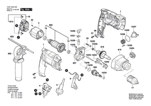 New Genuine Bosch 2609199430 Auxiliary Handle