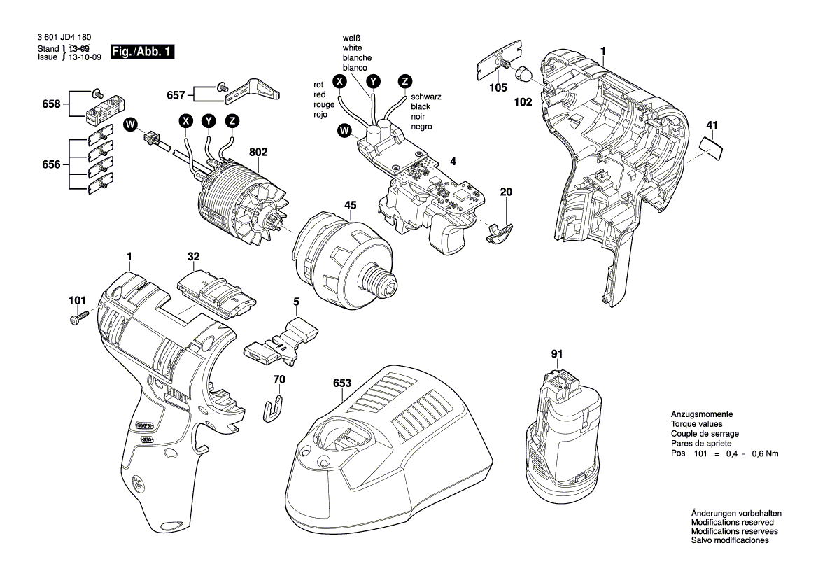 New Genuine Bosch 2609199444 Gear Box