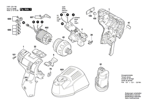 New Genuine Bosch 2609199444 Gear Box