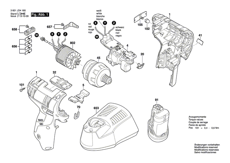 New Genuine Bosch 2609199444 Gear Box