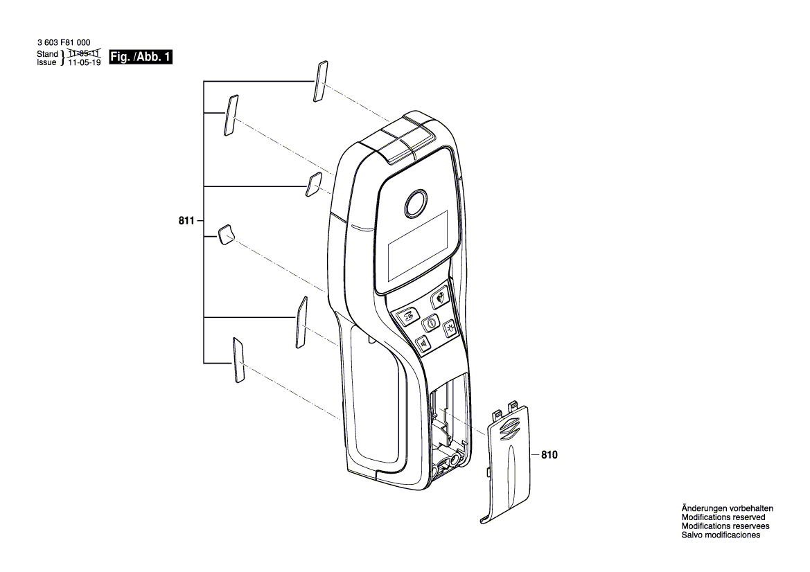 New Genuine Bosch 2609199445 Felt