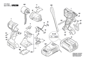 New Genuine Bosch 2609199548 DC motor