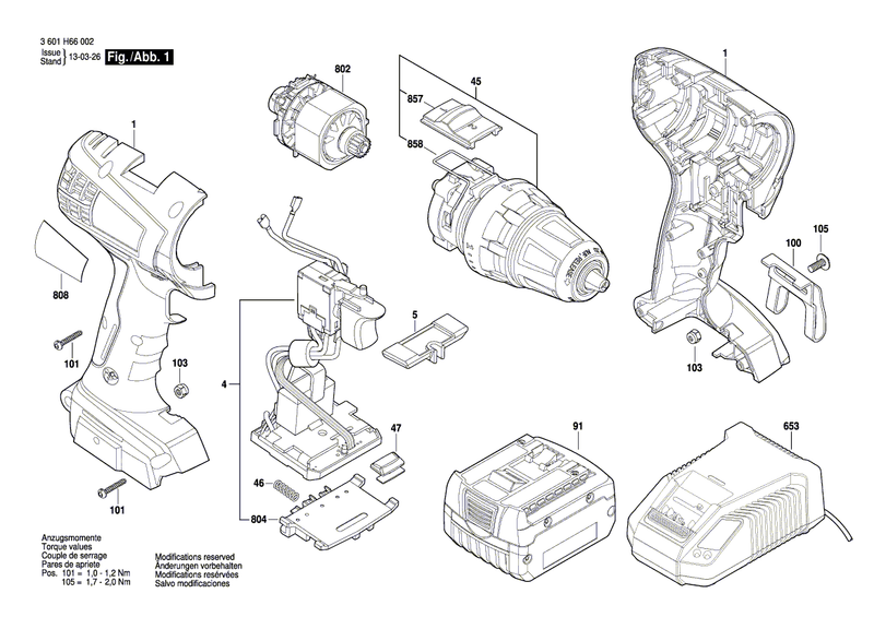 New Genuine Bosch 2609199569 Gear Box
