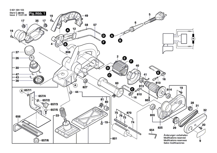 New Genuine Bosch 2609199578 Motor Housing