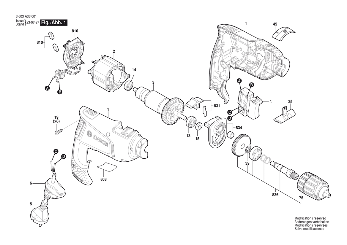 New Genuine Bosch 2609199582 Auxiliary Handle