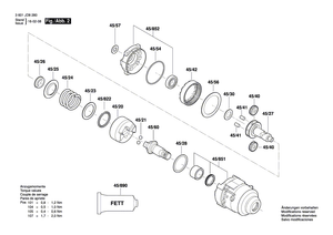 New Genuine Bosch 2609199585 Gear Box