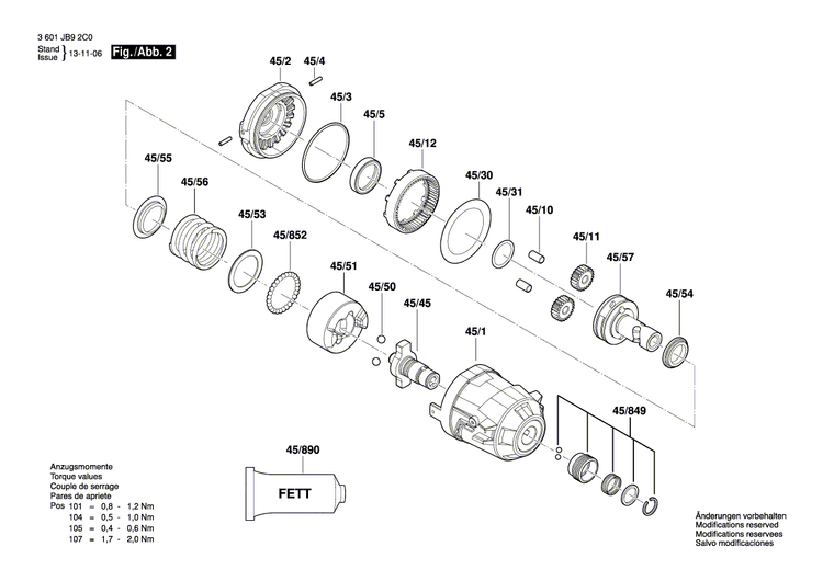 New Genuine Bosch 2609199628 Housing Assembly