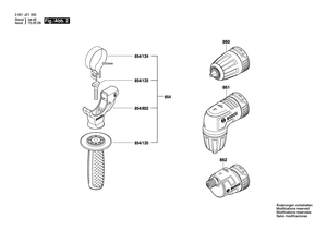 New Genuine Bosch 2609199634 Chuck attachment