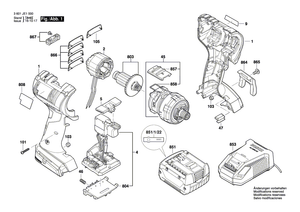 New Genuine Bosch 2609199634 Chuck attachment