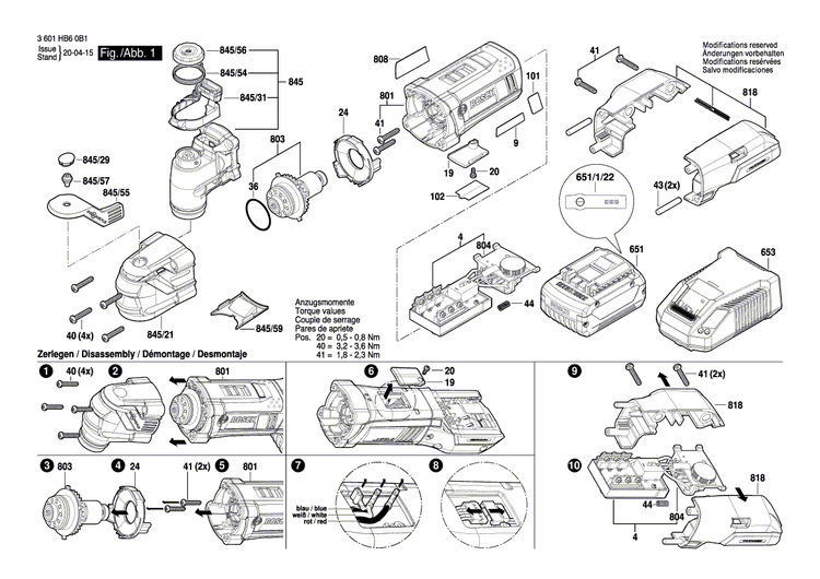 New Genuine Bosch 2609199679 Housing Assembly