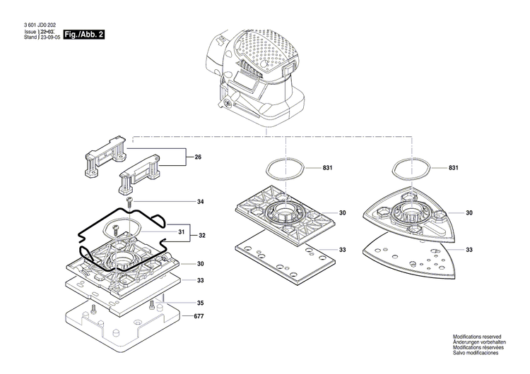New Genuine Bosch 2609199701 Electronics Module