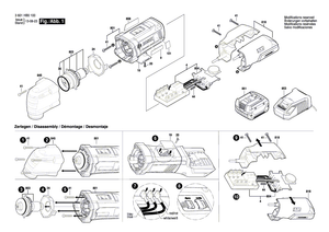 New Genuine Bosch 2609199751 Battery Housing