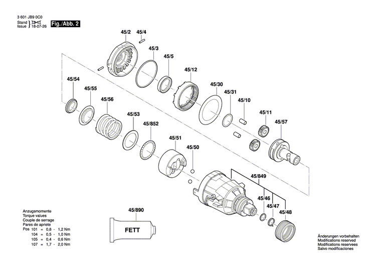 New Genuine Bosch 2609199752 Sub-assembly