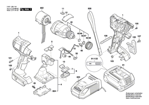 New Genuine Bosch 2609199782 Sub-assembly
