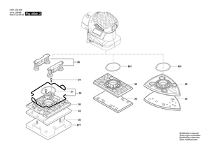 New Genuine Bosch 2609199810 Sander Plate