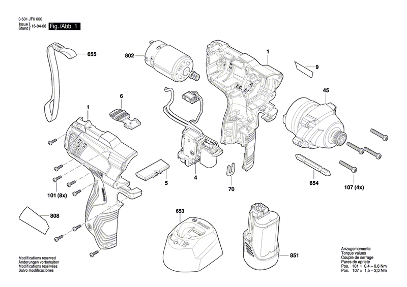 New Genuine Bosch 2609199824 Gear Box