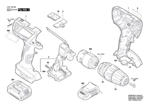New Genuine Bosch 2609199840 DC motor