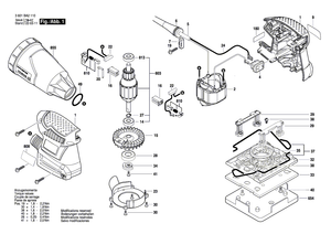 New Genuine Bosch 2609199882 Dust container