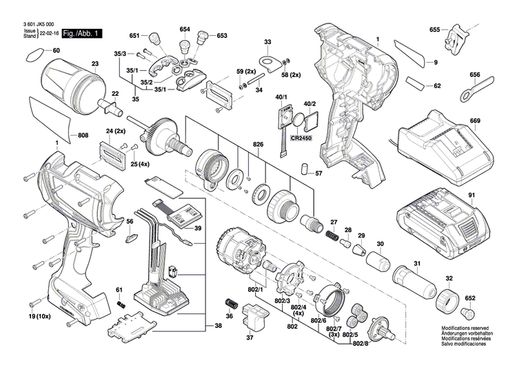 New Genuine Bosch 2609199971 Clip