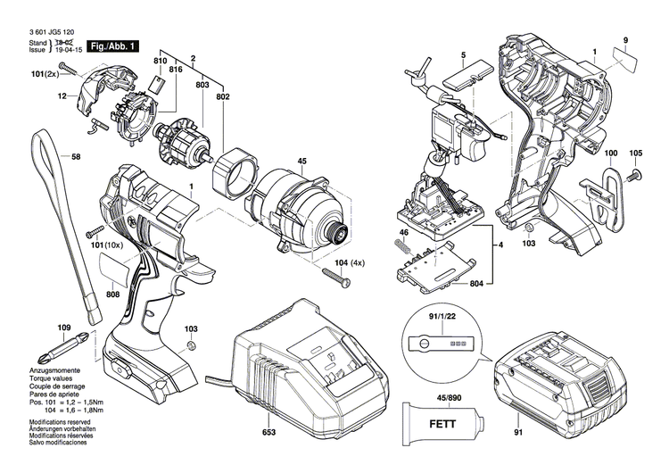 New Genuine Bosch 2609199998 Housing Assembly