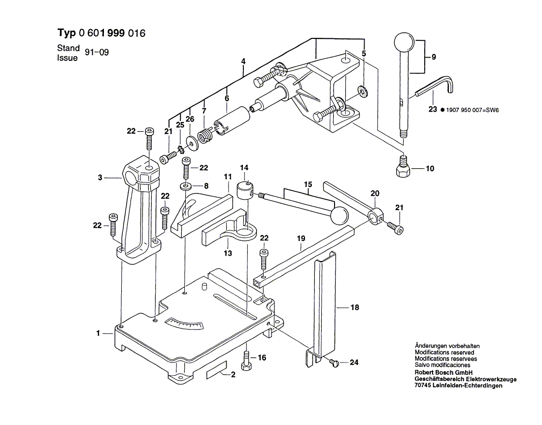 New Genuine Bosch 2609200260 Drive-Machine Holder