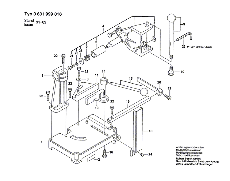 New Genuine Bosch 2609200260 Drive-Machine Holder