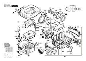 New Genuine Bosch 2609200337 Motor Cable