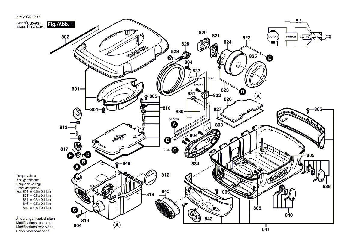 New Genuine Bosch 2609200352 Adapter Insert