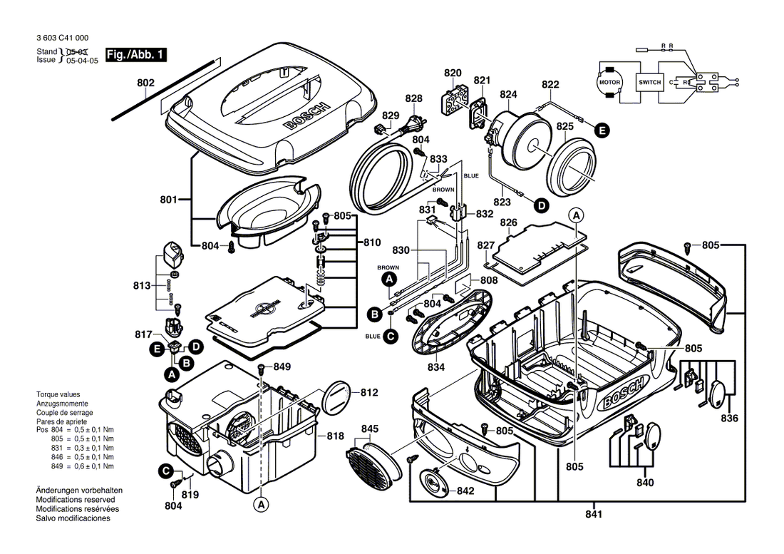 New Genuine Bosch 2609200353 Filter Unit