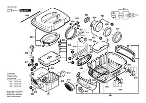 New Genuine Bosch 2609200373 Power supply cord