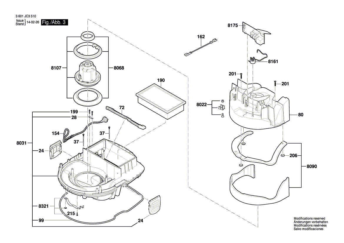 New Genuine Bosch 2609200390 Support
